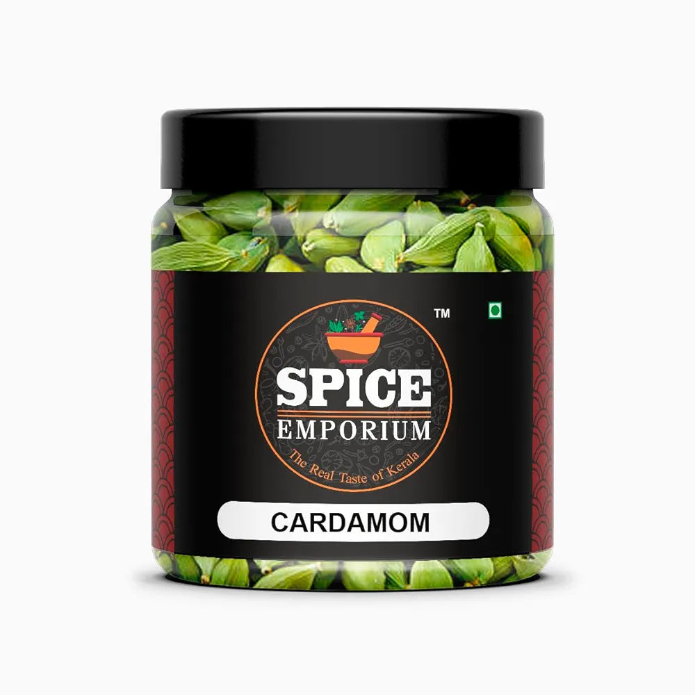 Whole Green Cardamom Spice, 100 Grams